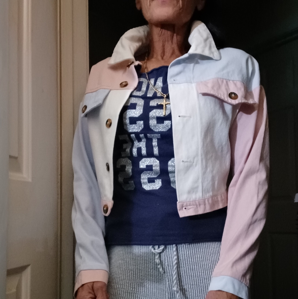 Cropped Jacket xs new no tag - Picture 3 of 5